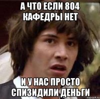 а что если 804 кафедры нет и у нас просто спизидили деньги