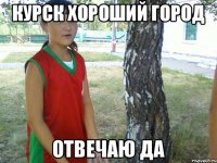 Курск хороший город отвечаю да