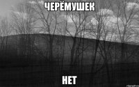 ЧЕРЁМУШЕК НЕТ