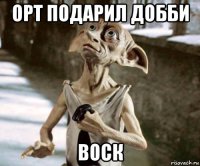 орт подарил добби воск