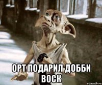  орт подарил добби воск