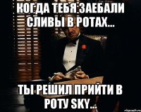 Когда тебя заебали сливы в ротах... Ты решил прийти в роту SKY...