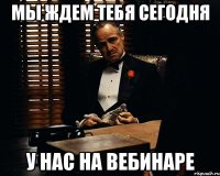 МЫ ЖДЕМ ТЕБЯ СЕГОДНЯ У НАС НА ВЕБИНАРЕ