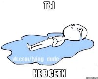 ты не в сети