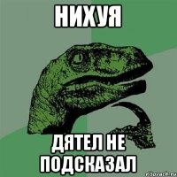 Нихуя дятел не подсказал