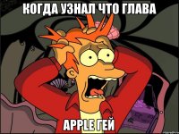 Когда узнал что глава apple гей