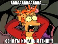 АААААААААААААА....... Сеня ты йобаный ГЕЙ!!!!!!