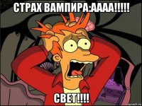 страх вампира:аааа!!!!! свет!!!!