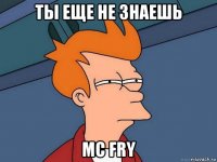 ты еще не знаешь mc fry