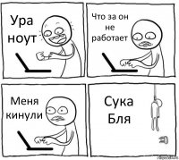 Ура ноут Что за он не работает Меня кинули Сука Бля