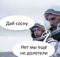 Дай сосну Нет мы ещё не долетели