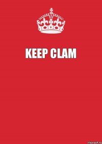 Keep clam 