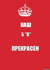 НАШ 5 "В" Прекрасен