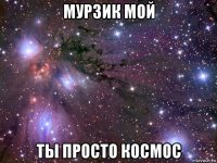 мурзик мой ты просто космос