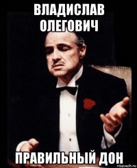 владислав олегович правильный дон