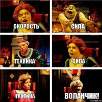 скорость сила техника сила тактика воланчик!