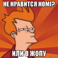 Не нравится HOMI? Или в жопу