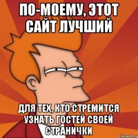 По-моему, этот сайт лучший для тех, кто стремится узнать гостей своей странички