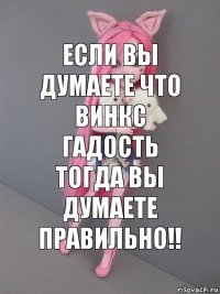 Если вы думаете что винкс гадость тогда вы думаете правильно!!