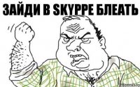 Зайди в SKYPPE блеать