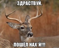 здраствуй. ПОШЁЛ НАХ*Й!!!