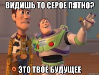 видишь то серое пятно? это твоё будущее