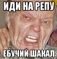 иди на репу ебучий шакал