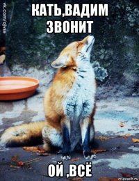 кать,вадим звонит ой ,всё