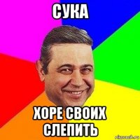 сука хоре своих слепить