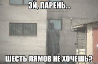  Шесть лямов не хочешь?