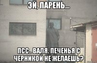  псс.. валя. печенья с черникой не желаешь?