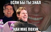 если бы ты знал как мне похуй