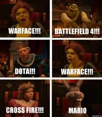 Warface!!! Battlefield 4!!! Dota!!! Warface!!! Cross fire!!! Mario