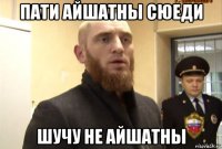 пати айшатны сюеди шучу не айшатны