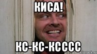 киса! кс-кс-ксссс