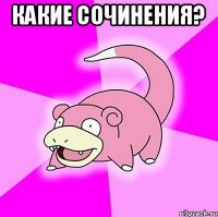 какие сочинения? 