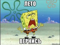 лето вернись