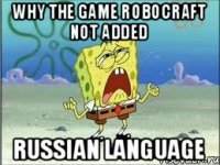 Why the game robocraft not added Russian language