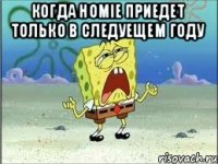 Когда Homie приедет только в следуещем году 