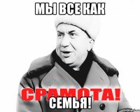 мы все как семья!