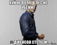 Хуй не волк, в лес не убежит © Джейсон Стетхем