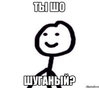 ТЫ ШО ШУГАНЫЙ?