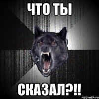 ЧТО ТЫ СКАЗАЛ?!!