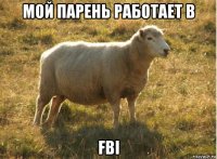 мой парень работает в fbi