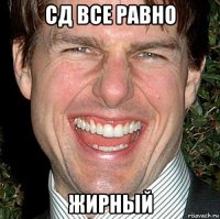 сд все равно жирный