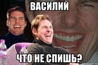 василий что не спишь?