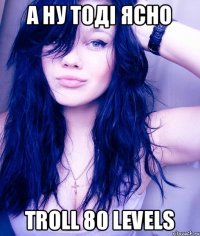 А ну тоді ясно TROLL 80 LEVELS