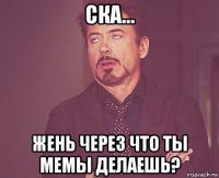 ска... жень через что ты мемы делаешь?