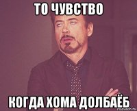 то чувство когда хома долбаёб