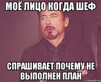 моё лицо когда шеф спрашивает почему не выполнен план